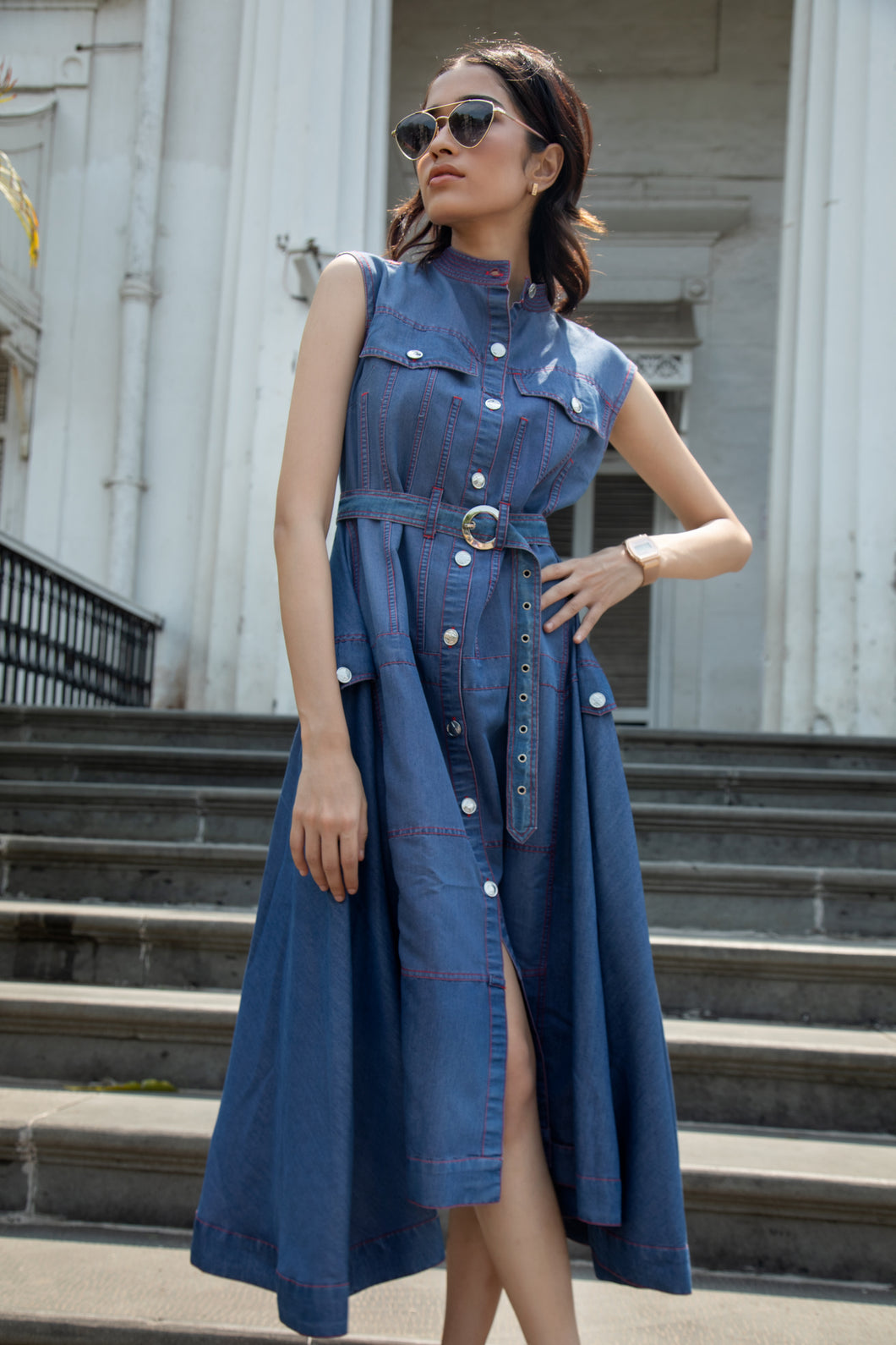 The It Girl denim dress