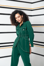 Load image into Gallery viewer, Green Blazer Co-ord
