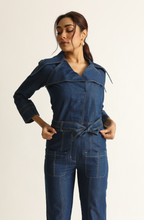 Load image into Gallery viewer, Blue Passion Denim Co-Ord Set
